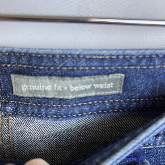 J.Jill Genuine Fit Below Waist Cropped Blue Denim Jean Capris Women’s Size 14p - Picture 4 of 8